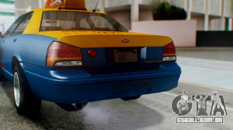 Vapid Taxi with Livery para GTA San Andreas