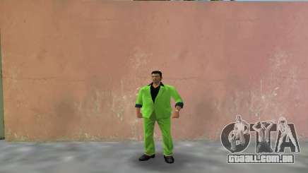 Terno verde para Tommy para GTA Vice City