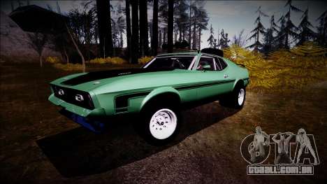 1971 Ford Mustang Rusty Rebel para GTA San Andreas
