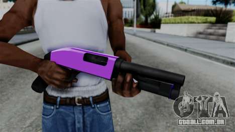 Purple Escopeta para GTA San Andreas