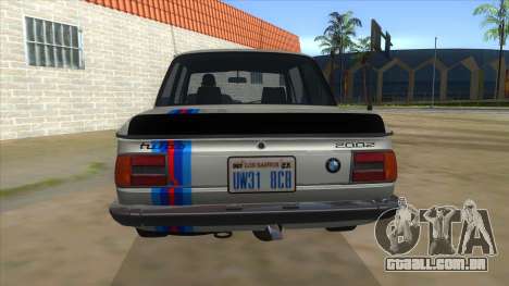 1974 BMW 2002 turbo v1.1 para GTA San Andreas
