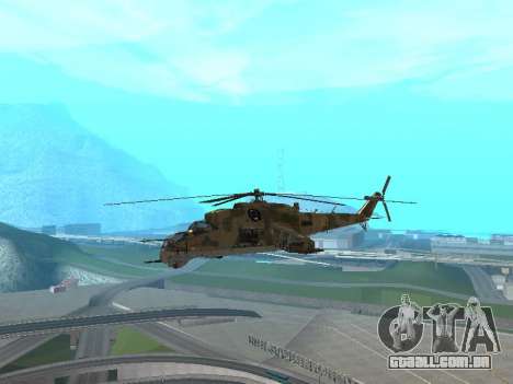 Um Mi-24 De Crocodilo para GTA San Andreas