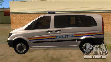 Mercedes Benz Vito Romania Police para GTA San Andreas