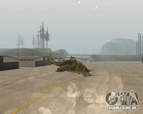 Um Mi-24 De Crocodilo para GTA San Andreas