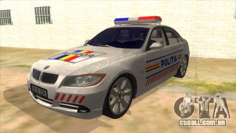 BMW 330XD Romania Police para GTA San Andreas