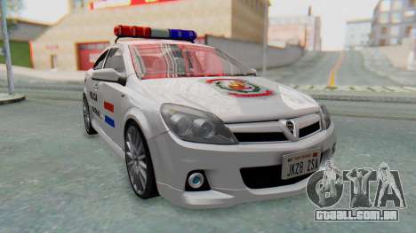 Opel-Vauxhall Astra Policia para GTA San Andreas