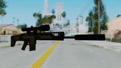 SCAR-20 v1 Supressor para GTA San Andreas