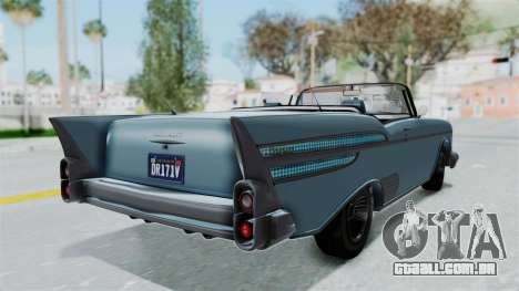 GTA 5 Declasse Tornado No Bobbles and Plaques para GTA San Andreas