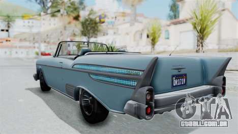 GTA 5 Declasse Tornado No Bobbles and Plaques para GTA San Andreas