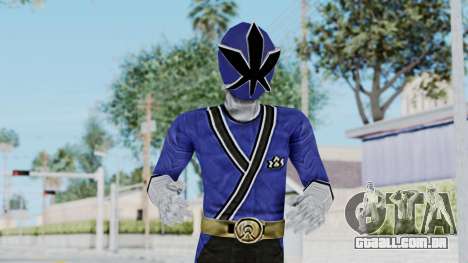 Power Rangers Samurai - Blue para GTA San Andreas