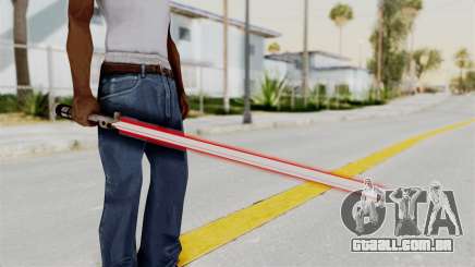 Star Wars LightSaber Red para GTA San Andreas