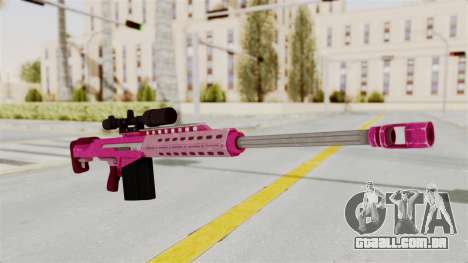 GTA 5 Heavy Sniper Pink para GTA San Andreas