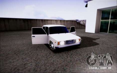 VAZ 2107 DE FERTILIZAÇÃO IN VITRO para GTA San Andreas