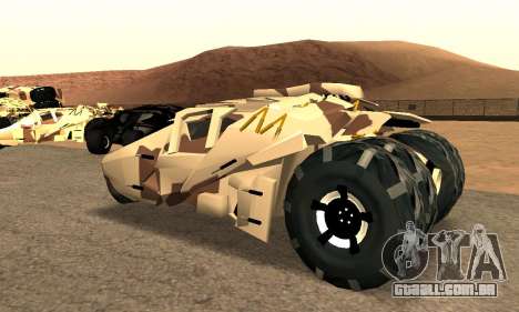 Army Tumbler Gun Tower from TDKR para GTA San Andreas