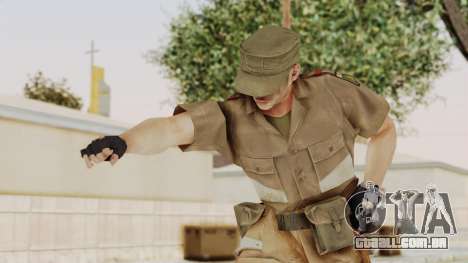 MGSV Phantom Pain CFA Soldier v2 para GTA San Andreas