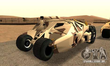 Army Tumbler Gun Tower from TDKR para GTA San Andreas