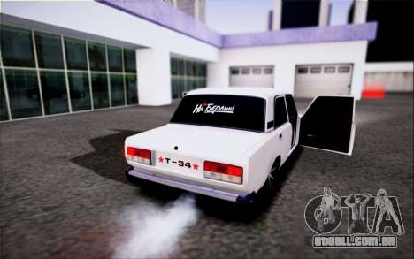 VAZ 2107 DE FERTILIZAÇÃO IN VITRO para GTA San Andreas