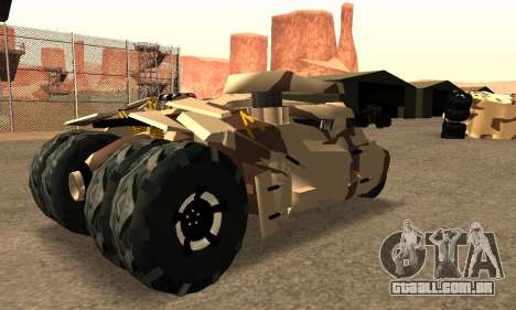 Army Tumbler Gun Tower from TDKR para GTA San Andreas