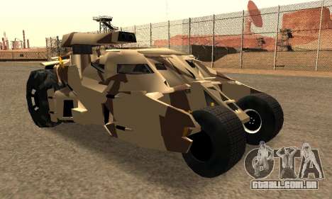 Army Tumbler Gun Tower from TDKR para GTA San Andreas