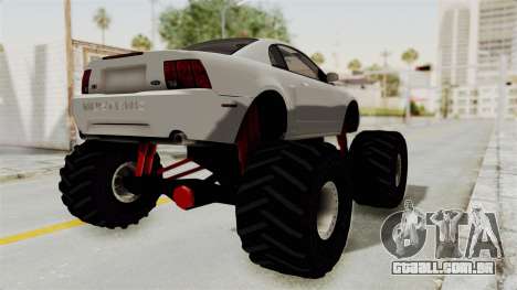 Ford Mustang 1999 Monster Truck para GTA San Andreas