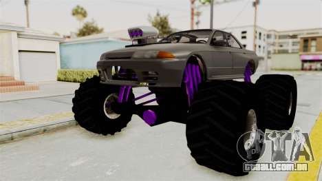 Nissan Skyline R32 4 Door Monster Truck para GTA San Andreas