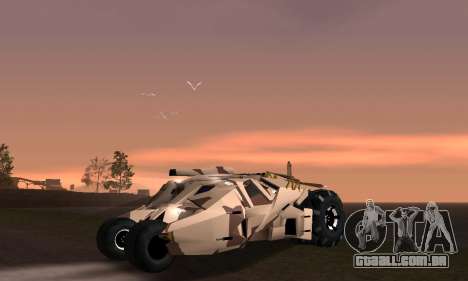 Army Tumbler Gun Tower from TDKR para GTA San Andreas