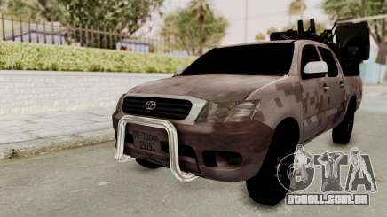 Toyota Hilux 2014 Army Libyan para GTA San Andreas