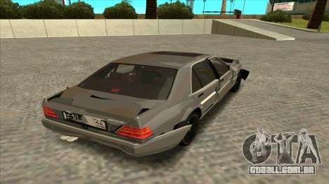 Mercedez-Benz W140 para GTA San Andreas