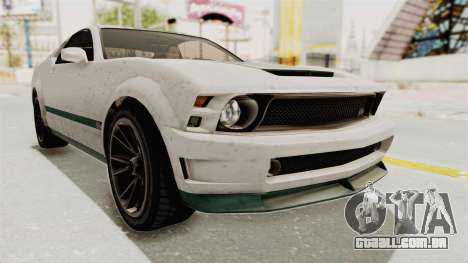 GTA 5 Vapid Dominator v2 SA Style para GTA San Andreas