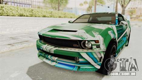 GTA 5 Vapid Dominator v2 SA Style para GTA San Andreas