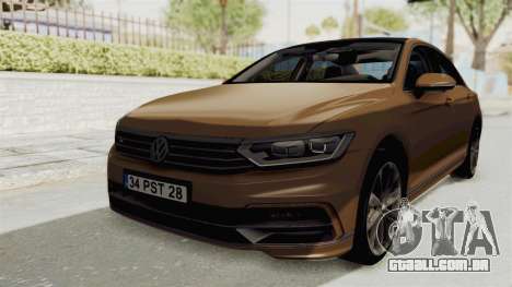 Volkswagen Passat B8 2016 RLine IVF para GTA San Andreas