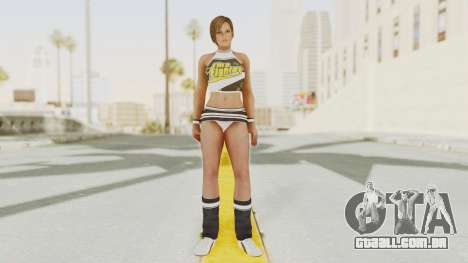 DoA Cheerleader Lisa in a Skirt para GTA San Andreas
