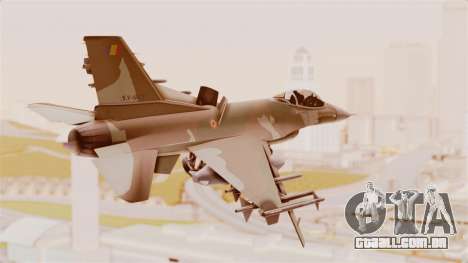 F-16A General Dynamics Chadian Air Force para GTA San Andreas