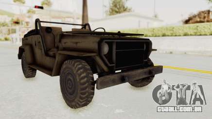 MGSV Jeep No LMG para GTA San Andreas