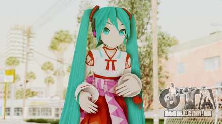 Project Diva F2nd - Hatsune Miku (Shrine Maiden) para GTA San Andreas