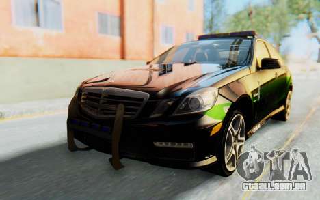 Mercedes-Benz E63 German Police Green para GTA San Andreas