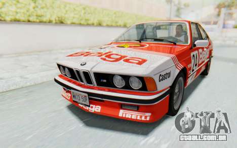 BMW M635 CSi (E24) 1984 IVF PJ2 para GTA San Andreas