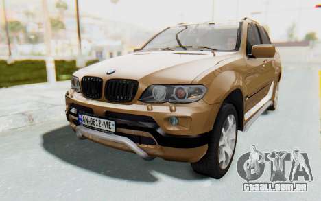 BMW X5 Pickup para GTA San Andreas