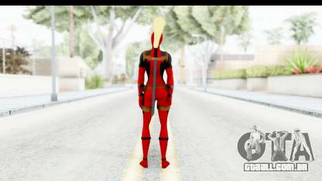 Marvel Heroes - Lady Deadpool para GTA San Andreas