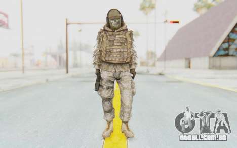 COD MW2 Ghost Sniper Desert Camo para GTA San Andreas