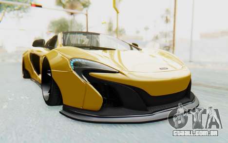 McLaren 650S Spyder ZenWorks para GTA San Andreas