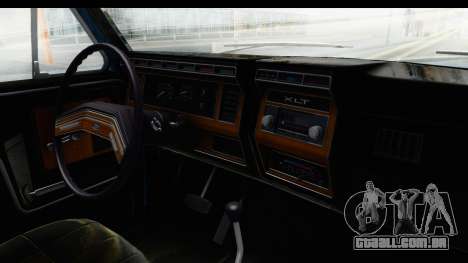 Ford Bronco 1980 Roof para GTA San Andreas