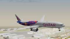 Boeing 777-300ER Qatar Airways v2 para GTA San Andreas