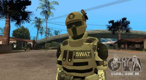 Elite GENSEC PAYDAY 2 SWAT Unit para GTA San Andreas