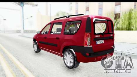 Dacia Logan MCV para GTA San Andreas