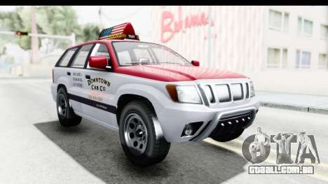 GTA 5 Canis Seminole Downtown Cab Co. Taxi para GTA San Andreas