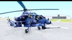 Denel AH-2 Rooivalk Blue para GTA San Andreas