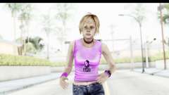 Silent Hill 3 - Heather Sporty Neon Pink para GTA San Andreas