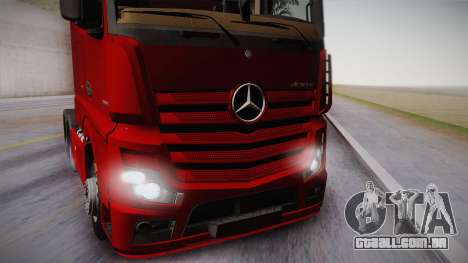 Mercedes-Benz Actros Mp4 6x4 v2.0 Bigspace v2 para GTA San Andreas