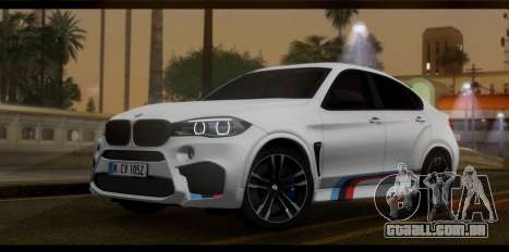 BMW X6M F86 M Performance para GTA San Andreas